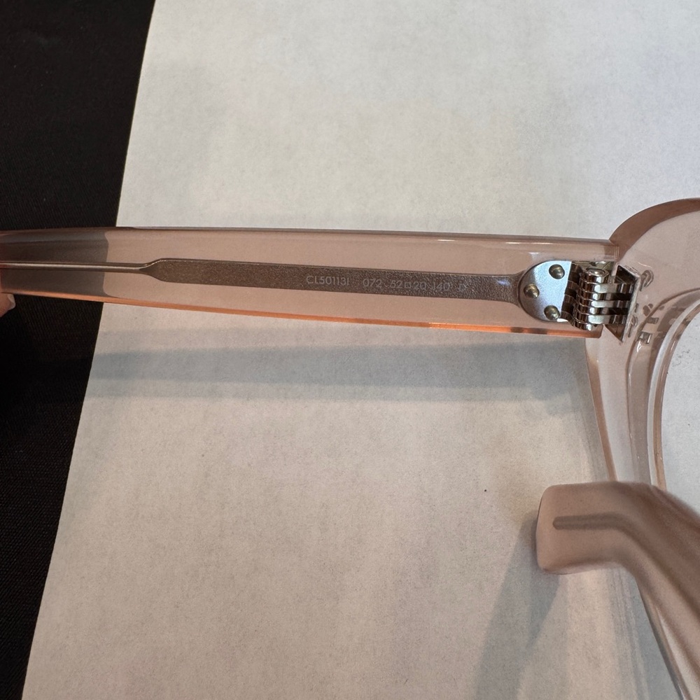 Celine Pink Transparent Eyeglasses - Picture 3 of 4